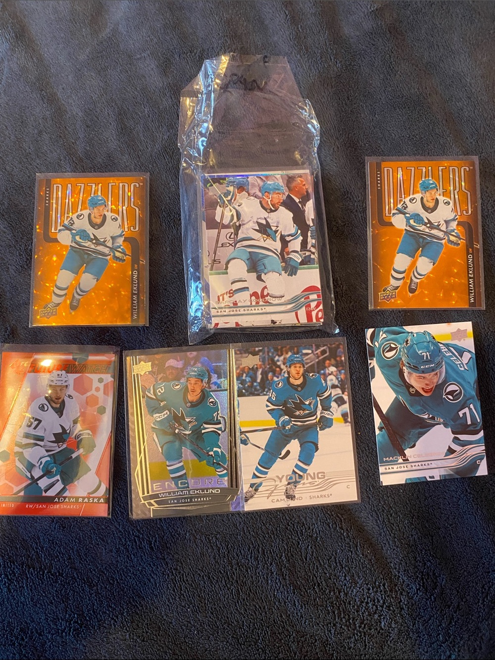 NHL Upper deck San Jose Sharks Hockey Card lot